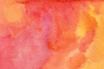 Obraz premium pink red yellow watercolor paper background texture