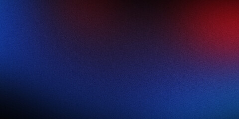 Dramatic deep blue and red gradient background with noise texture, offering a bold and striking design backdrop. Perfect for banners and contemporary designs.
