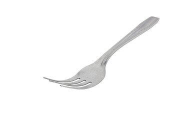 Steel Fork on transparent background png