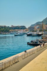 Yacht club Monaco at summer