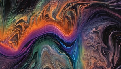 Fototapeta premium Metallic Abstract Wave