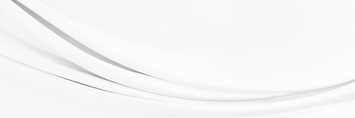 White gray satin texture that is white silver fabric silk panorama background with beautiful soft blur pattern natural.