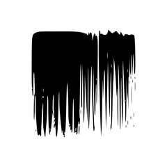 Black Brush strokes isolated on white background. Brush strokes grunge background. Vector brush stroke texture. Black ink, paint splatter.