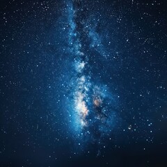 Fototapeta premium Milky Way Galaxy with Stars and Cosmic Dust