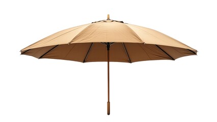 Obraz premium A large umbrella is shown on a white background