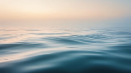 Fototapeta premium Abstract view of the sea in the morning mist.