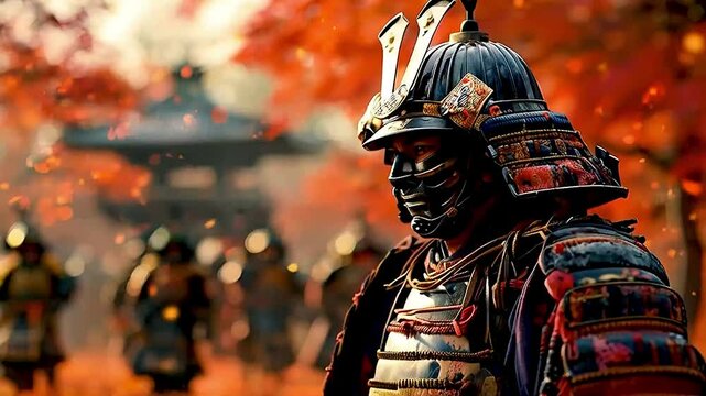 a samurai in the game