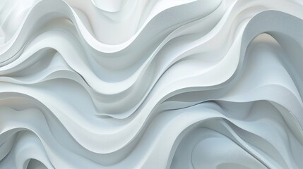 Obraz premium Abstract white wave texture background