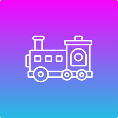 Obraz premium Toy Train Icon