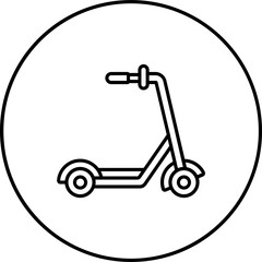 Kick Scooter Icon