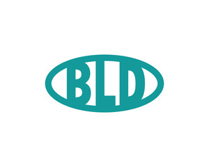 BLD logo design vector template. BLD