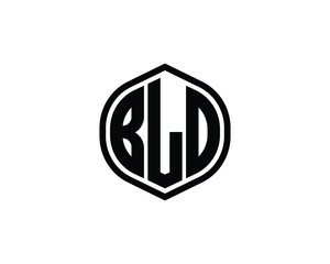 BLD logo design vector template. BLD