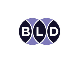 BLD logo design vector template. BLD