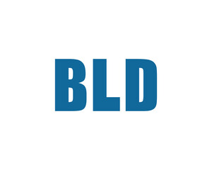 BLD logo design vector template. BLD