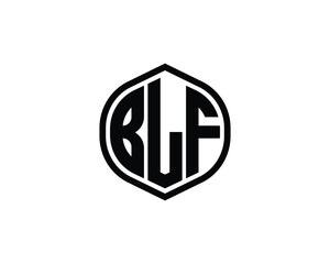 BLF logo design vector template. BLF
