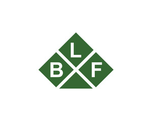 BLF logo design vector template. BLF