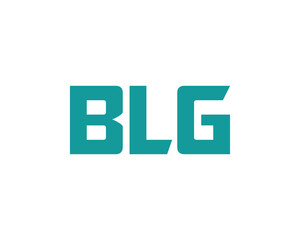 BLG Logo design vector template. BLG