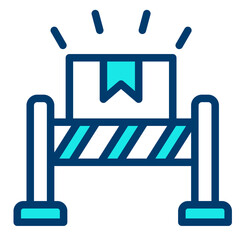Obraz premium Barriers Icon