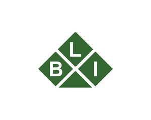 Fototapeta premium BLI logo design vector template. BLI