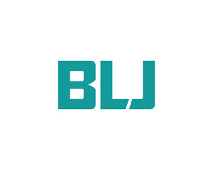 Fototapeta premium BLJ logo design vector template. BLJ
