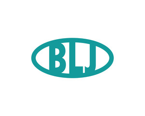 BLJ logo design vector template. BLJ