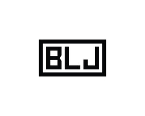 BLJ logo design vector template. BLJ