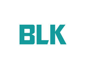 BLK logo design vector template. BLK