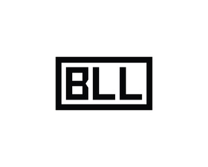 Obraz premium BLL logo design vector template. BLL