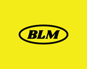 BLM Logo design vector template. BLM