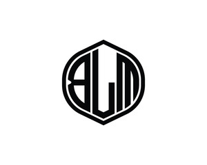 BLM Logo design vector template. BLM