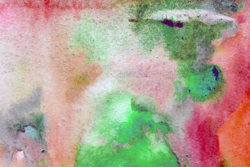 Purple green watercolor paper background texture