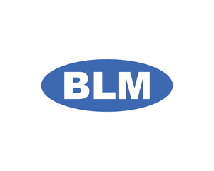 BLM Logo design vector template. BLM