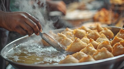 Deep-fried Indian Snacks - Samosas