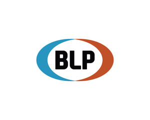 BLP logo design vector template. BLP