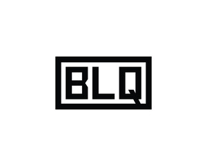BLQ logo design vector template. BLQ