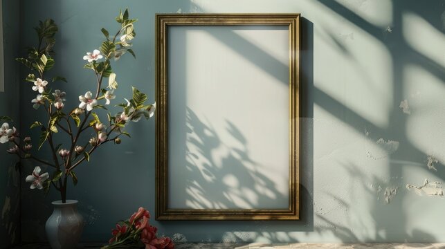 Mockup of a picture frame