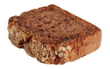 Vegan Carrot Cake Loaf cut into pieces