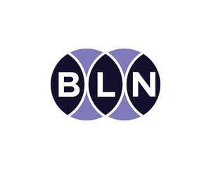 BLN Logo design vector template. BLN