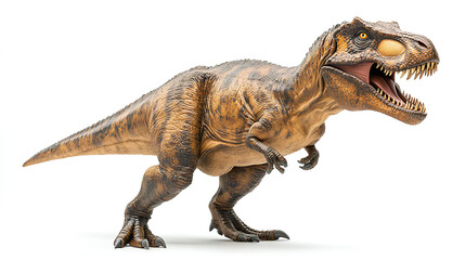 Obraz premium tyrannosaurus rex dinosaur isolated on white background