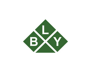 BLY Logo design vector template. BLY