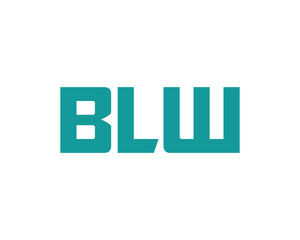BLW logo design vector template. BLW