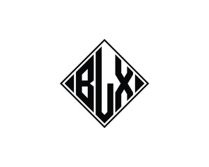 BLX logo design vector template. BLX