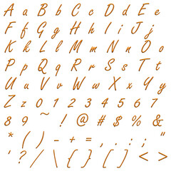 Decorative Alphabet and Numbers Set