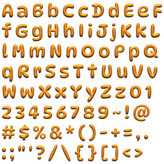 Decorative Alphabet and Numbers Set
