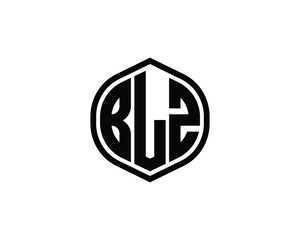 BLZ logo design vector template. BLZ