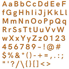 Decorative Alphabet and Numbers Set