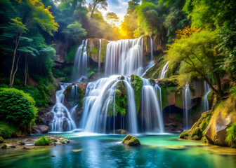 waterfall in the forest