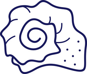 Shell Stock Line Illustration