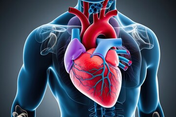 Exploring Human Heart Physiology Through DNA in Innovative Medicine 3D Presentation