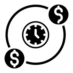 time is money icon